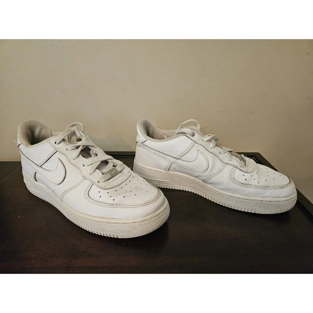 Nike Air Force 1 Size 7Y Triple White DH2920-111 Low Af1 Gs